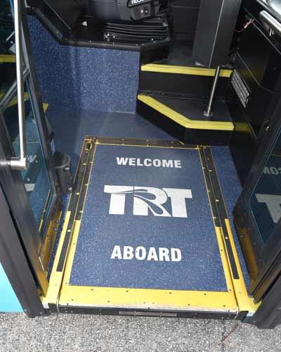 Welcome Aboard Tar River Transit Wheelchair Ramp